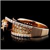 Image 3 : 14K Rose Gold 2.19ctw Diamond Ring