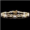 Image 1 : 14K Gold 1.00ctw Diamond Bracelet