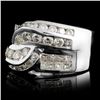 Image 2 : 18K White Gold 2.18ctw Diamond Ring