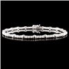 Image 1 : 18K Gold 1.00ctw Diamond Bracelet