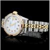 Image 2 : Rolex YG/SS DateJust 1.00ct Diamond Ladies Watch