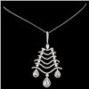 Image 2 : 18K Gold 2.76ctw Diamond Pendant