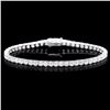 ^18k White Gold 8.00ct Diamond Bracelet