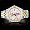 Image 1 : Rolex YG/SS DateJust 2.25ct Diamond Men's Watch