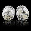 Image 1 : 14K White Gold 6.15ct Diamond Earrings
