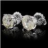 Image 2 : 14K White Gold 6.15ct Diamond Earrings