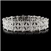 Image 1 : 18K White Gold 3.25ctw Diamond Bracelet