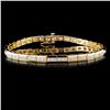 Image 1 : 14K Yellow Gold 4.00ctw Diamond Bracelet