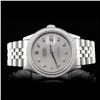 Image 1 : Rolex SS DateJust Men's 1.35ct Diamond Wristwatch