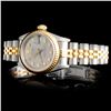 Image 2 : Rolex TT DateJust Diamond Ladies Watch