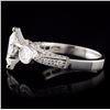 Image 3 : 18K White Gold 2.22ctw Diamond Ring