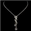 Image 1 : 14K Gold 1.07ctw Fancy Color Diamond Pendant