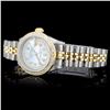 Image 2 : Rolex YG/SS DateJust 1.00ct Diamond Ladies Watch