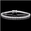^18k White Gold 4.50ct Diamond Bracelet