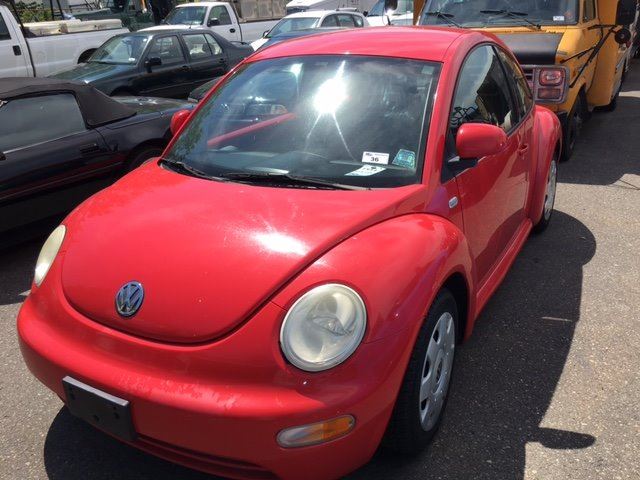 1999 Volkswagen Beetle 2 Door Hatchback Red 3vwba21c2xm