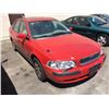 Image 2 : 2002 VOLVO S40, 4 DOOR SEDAN, RED, VIN # YV1VS29582F847918