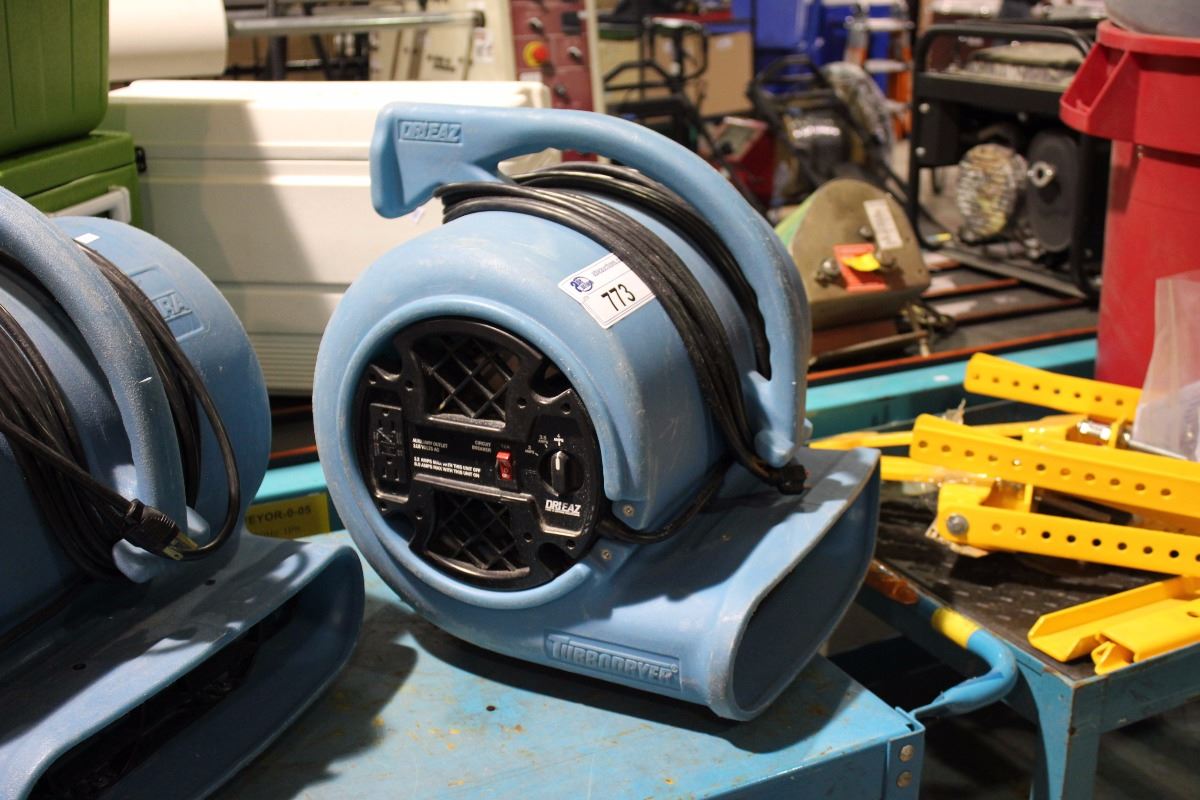 DRI-EAZ SAHARA VARIABLE SPEED RESTORATION TURBO DRYER - Able Auctions