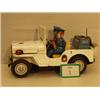 Image 1 : Tin plate model jeep…