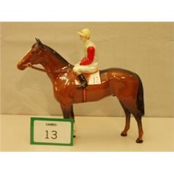 Beswick horse and jockey No1862 brown…