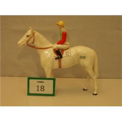 Beswick horse and jockey No1862, white…