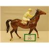 Image 1 : Beswick race horse and jockey No1037, 24 to s…
