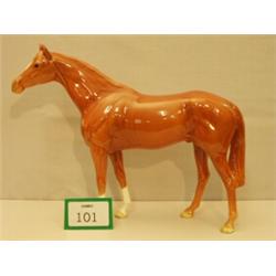 Beswick large chestnut racehorse No1564…