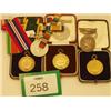 Image 1 : Three boxed competition medals, stamped on bo…