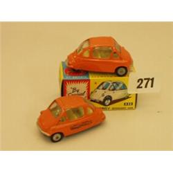 Boxed Corgi diecast Heinkel car No233 plus on…