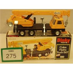 Boxed diecast Dinky Coles Hydra Truck…