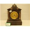 Image 1 : 19c slate and marble eight day mantel clock…