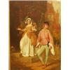 Image 1 : Superb 19c oil on panel of a courtier and his…