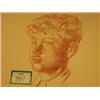 Image 1 : Unframed chalk drawing signed James Arden Gra…