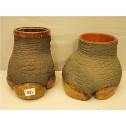 Copper trimmed black rhino foot plus white rh…