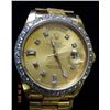 Image 2 : Rolex Watch 18k Yellow Gold with Presidential Bracelet