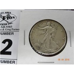 1945 Silver Walking Liberty Half Dollar