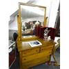 Image 1 : Early Wood 2 Over 2 Dresser w/Mirror