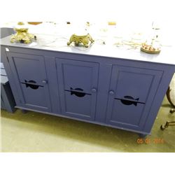 Blue Painted Cabinet