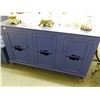 Image 1 : Blue Painted Cabinet