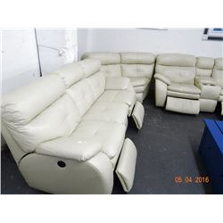 Leather Sectional Sofa - Electric Recliners