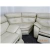 Image 2 : Leather Sectional Sofa - Electric Recliners