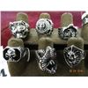 Image 2 : 12 S/S Man's Biker Rings - 12 Times the Money