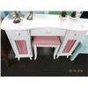 Image 1 : Antique White Vanity w/Bench