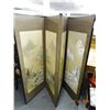 Image 1 : Japanese Hand Painted 4 Panel Screen