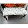 Image 1 : Padded Seat Mahogany Bench