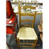 Image 1 : Rush Seat Ladder Back Chair