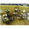 Image 1 : Silver Plate Tea Pots & Creamers - No Shipping