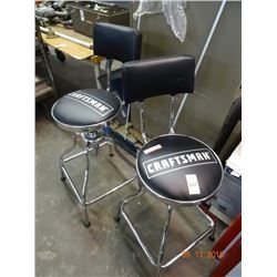 2 Craftsman Swivel Stools - 2 Times the Money