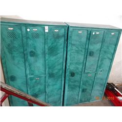 2 - 4-Door Locker Sections - 2 Times the Money