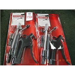 2 Craftsman Blow Gun Sets - 2 Times the Money