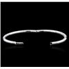 Image 3 : 14KT White Gold 0.39ctw Diamond Bracelet